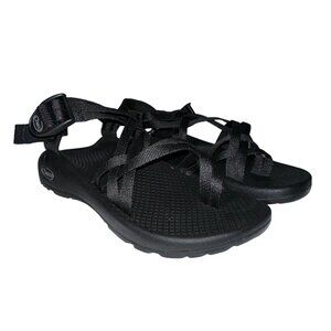 New Open Chaco Womens ZX2 Classic Sandals 6 Black Adjustable Strap